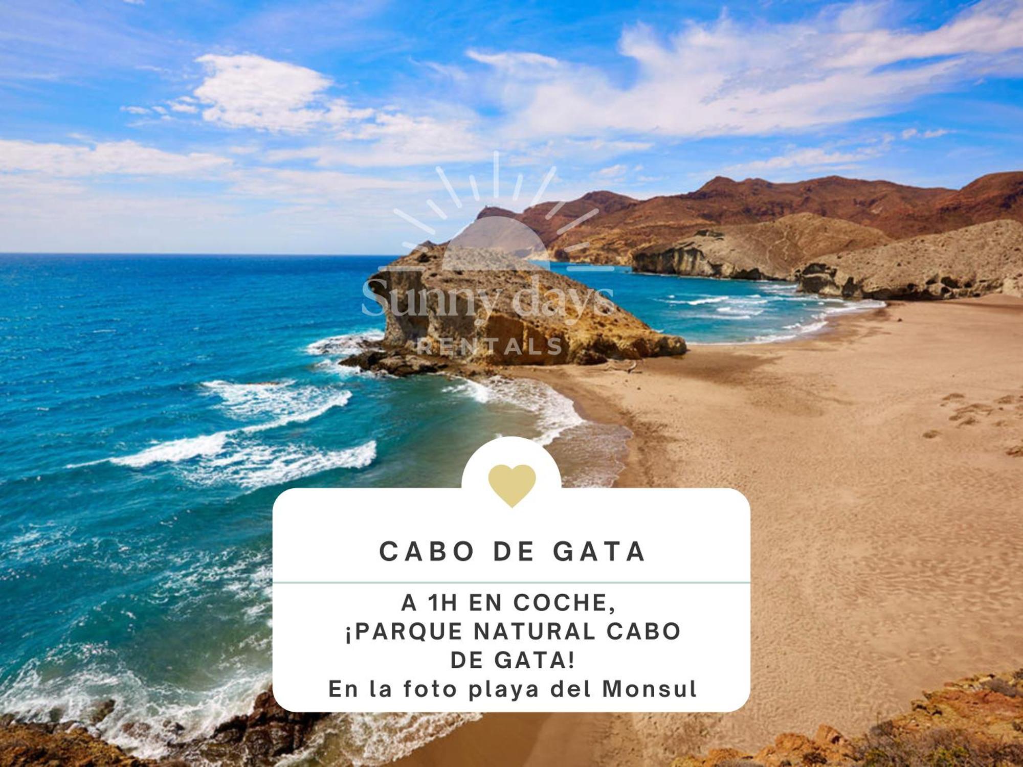 Acogedor Apartamento A 30 Metros De La Playa - Wifi - Smarttv 阿尔梅里亚 外观 照片
